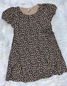 Gymboree Outlet Kitty Glamour Animal Print Dress Size 4 VGUC - Picture 1 of 4