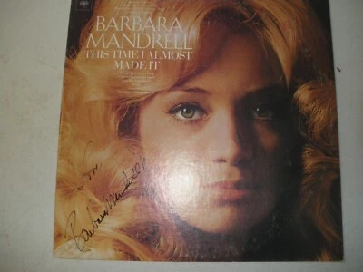 BARBARA MANDRELL-SIGNED LP ENTIRE BAND jack mollette - Image 1 of 4