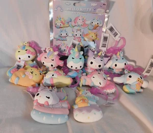11er Set Hello Kitty & Friends Taschenclips Einhorn Schlafanzug S 4 2022 Melodie Kuromi - Bild 1 von 21