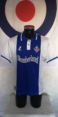 Rare Oldham Athletic Sparta Slumberland Home Shirt 2000/01 Part Signed  Size M - Image 1 of 4