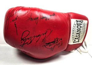 Guante de Boxeo Casanova Firmado Morrison Hazzard Ortiz Olivares IBHOF - Imagen 1 de 8