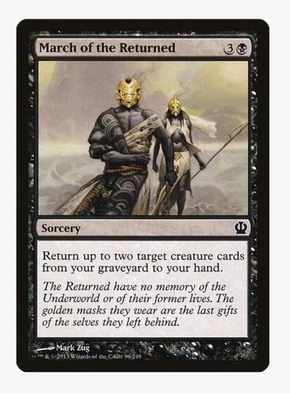 March of the Returned | Theros THS | Pauper Staple | MTG Graveyard Recursion |LP - Image 1 of 3