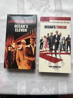 Ocean's 11 and 12 vhs George Clooney & Julia Roberts Foto 1 de 4