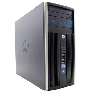 HP 6200 PRO MT i3 3.10GHZ 16GB 240GB 2GB GPU COMPUTER MINI TOWER RS232 DVD WIN7 - Picture 1 of 4