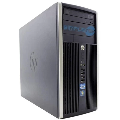 HP 6200 PRO MT i3 3.10GHZ 16GB 240GB 2GB GPU COMPUTER MINI TOWER RS232 DVD WIN7 - Immagine 1 di 4