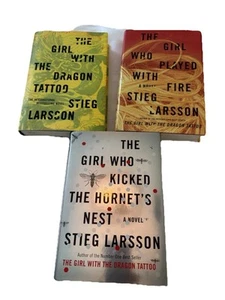 The Girl with the Dragon Tattoo first three Books - Picture 1 of 4
