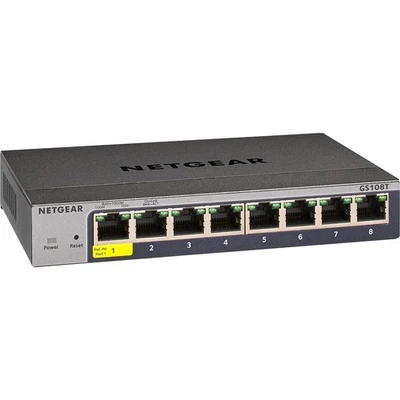 NETGEAR GS108Tv3 8 Port Gigabit Smart Managed Ethernet Switch with SFP Ports - Image 1 of 2