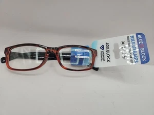 Vasos bloque azul🚫 40% bloque azul bloque. Marco rojo/negro. Nuevo - Imagen 1 de 5