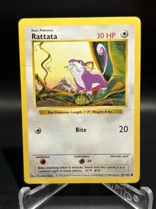 Rattata - Shadowless - 61/102 Base Set - Pokémon TCG - 1999 - Picture 1 of 2