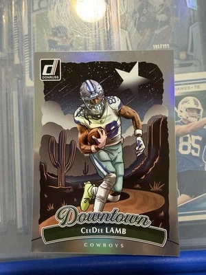 2025 Donruss CeeDee Lamb Downtown ЧЕХОЛ SSP ХИТ ПРОЧИТАЙТЕ ОПИСАНИЕ. Ковбои Далласа - Изображение 1 из 4