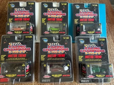 Lote 6 Campeones de Carreras SuperBird Trans Am Riviera Camaro Ford P/U Bel Air Como Nuevos Foto 1 de 4