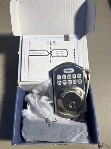 Keypad Deadbolt Teeho TE001 Keypad Digital Deadbolt Stainless Steel Open Box - Bild 1 von 3