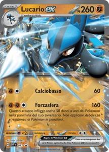Pokemon TCG GCC Lucario ex SVP 017 Italiano Scarlatto e Violetto Promo REG - Imagen 1 de 1