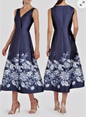 Kay Unger Hattie 花卉 A 系列鸡尾酒迷笛连衣裙298 美元 — 第 1/3 张图片