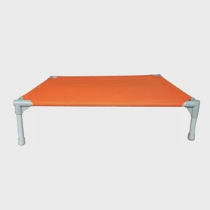Dogtopia Elevated Indoor Outdoor Pet Cot, Orange XL Dog Bed, Extra Large, XLarge - Picture 1 of 6