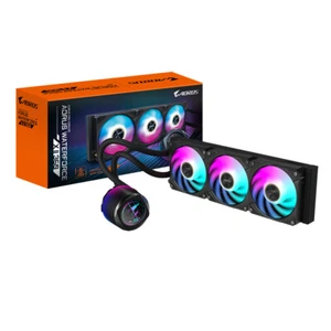 GIGABYTE AORUS WATERFORCE X II 360 AIO Liquid CPU Cooler - 3x120mm ARGB Fans,... - Picture 1 of 5