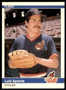 1984 Fleer Update Luis Aponte . Cleveland Indianer #U-2 - Bild 1 von 2