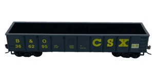 Model Power HO Scale CSX B&O 98509 40' Gondola #366295 Black - Picture 1 of 8