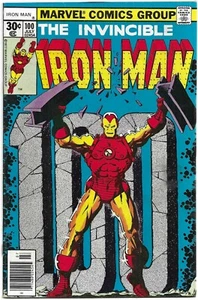 Iron Man #100 BRONZE AGE MARVEL COMIC BOOK 1st series Mandarin 1977 Jim Starlin - Picture 1 of 2