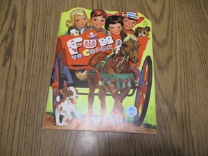 VINTAGE MERRILL 1963 KIDS COLORING BOOK, FUN TO COLOR - Picture 1 of 6