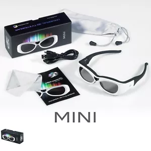 1 Pair 3D3 A1124 Mini Universal 3D TV Eyewear Active Shutter DLP Link Glasses - Picture 1 of 10