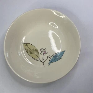 Vtg Mcm Royal Windsor Salem Ovenproof Turquoise Fruit Or Sauce Bowl - Picture 1 of 12