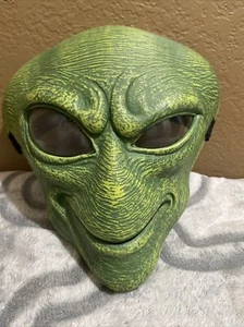 Alien Mask Halloween Costume Accessory Outer Space. Child Or Small Adult - Picture 1 of 6