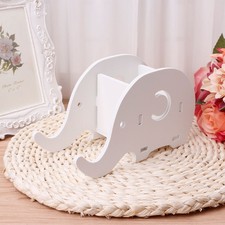 Desktop Wood Elephant Pencil Holder Phone Holder Pen Bracket Storage Rack Stand