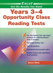 Excel Opportunity Class ( OC ) Reading Tests Years 3-4 2022 New Edition - Picture 1 of 12
