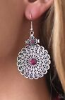 Paparazzi Jewelry ~🔥That Wheel Do🔥~ Pink Mandala Earrings