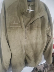 Chaqueta polar grande larga POLARTEC coyote nivel 3 térmica militar ejército - Imagen 1 de 9