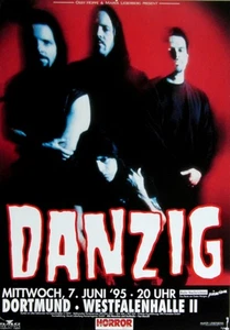 DANZIG - 1995 - Misfits - Live In Concert - Danzig 4 Tour - Poster - Dortmund - Picture 1 of 1