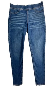 Code Bleu Women’s Pull On Skinny Jeans Size 6 (29x29) Whiskered Perfect - Picture 1 of 8