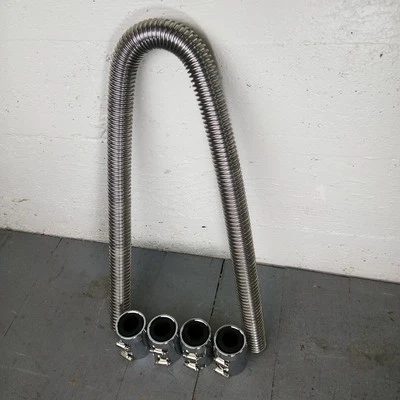 1950 - 1954 Chevy Car 48 Stainless Steel SS Radiator Hoses Kit  - Image 1 of 4