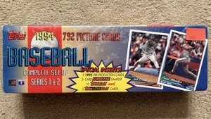 Juego completo de béisbol Topps 1994 caja sellada de fábrica serie 1 y 2 + oro negro - Imagen 1 de 6