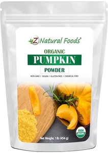 Z Natural Foods Organic Pumpkin Powder 1 Lb Size - Picture 1 of 1