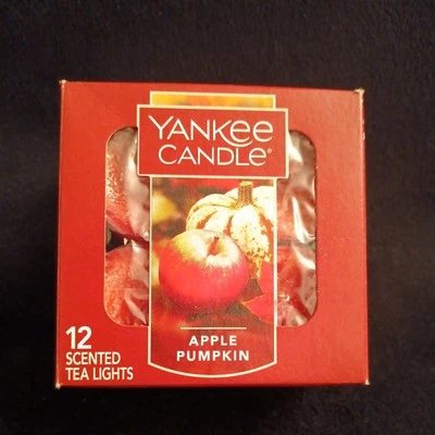 Yankee Candle Apple Pumpkin Tea Lights caixa de 12 - Imagem 1 de 3
