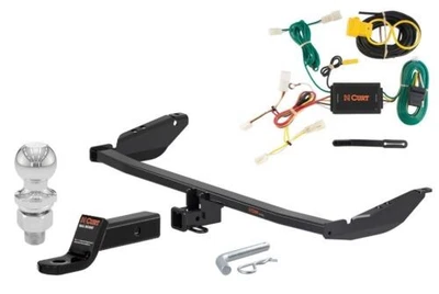 Curt Class 3 Trailer Hitch Tow Package w/ 2" Ball for Toyota Sienna Foto 1 de 4