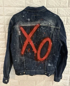 The Weeknd x Levi’s XO Jean Jacket Size Small Blue Denim Long Sleeve - Picture 1 of 16