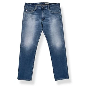AG Jeans Men 34 (ACTUAL 35x29) Blue Slim The Tellis Modern Denim 360 EUC - Picture 1 of 15