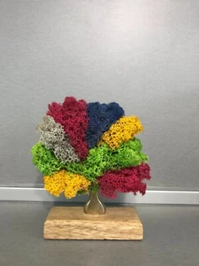 The Tree of Life with Scandinavian Moss. Hand made GIFT HOME DECORATION - Picture 1 of 2
