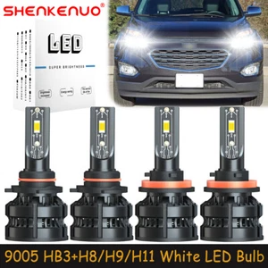 For Chevy Equinox 2010-2017 Combo 9005+H11 LED Headlights Bulbs High Low Beam Z8 - Picture 1 of 18