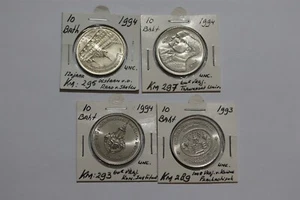 🇹🇭 THAILAND 10 BAHT - 4 COMMEMORATIVE COINS B49 #2007 - Picture 1 of 3