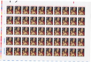 Scott #2710 Madonna & Child (Bellini) Sheet of 50 Stamps - MNH - Picture 1 of 2