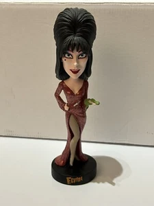 Royal Bobbles Elvira Mistress Of Darkness Red Dress Bobblehead RARE Without Box - Foto 1 di 10