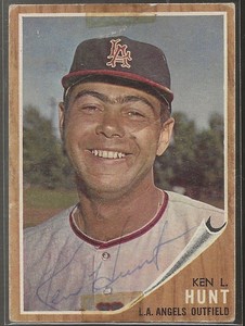 1962 Topps Ken L. Hunt #68