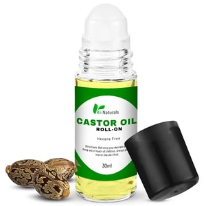 Castor Oil Roll-On USDA Organic 100% Pure Hair & Skin Moisturizer Treatment - Picture 1 of 8