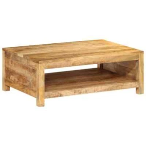 Coffee Table Living Room Side Table Wooden Sofa Table Solid Wood Mango vidaXL - Picture 1 of 8