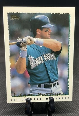 1995 Topps #55 Edgar Martinez - Seattle Mariners - Image 1 of 3