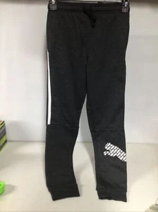 PUMA Sweatpants Boys Large Casual Outdoor Fleece Elastic Pants Full Length Black - Picture 1 of 3